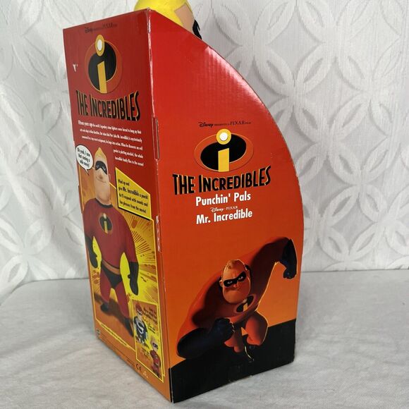 Disney The Incredibles Movie Talking Punchin Pal's MR INCREDIBLE 18" 2003 - Picture 6 of 10